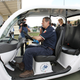 Illustration for article titled G8 Leaders Look Silly Shuttled Around In GEM Electric Cars